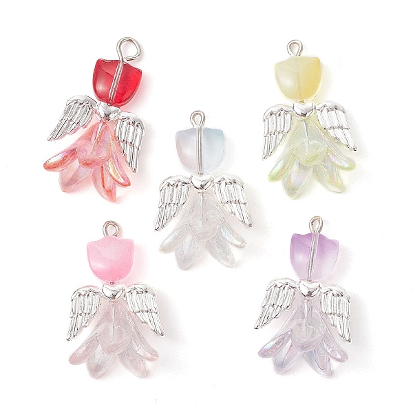 Transparent Acrylic and Glass Pendants