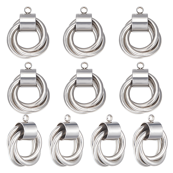 Unicraftale 10Pcs 304 Stainless Steel Pendants