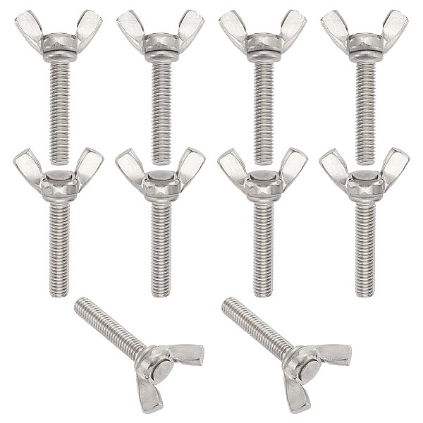 Unicraftale 304 Stainless Steel Butterfly Screws