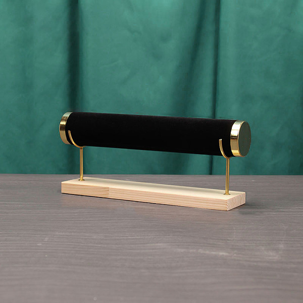 Velvet T Bar Bracelet Holder Stand