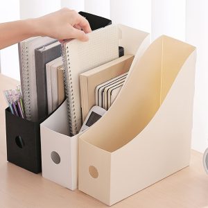 Versatile Foldable Desk Organizer - Multi-color File Sorter, Book Stand, And Storage Box For Office Supplies, Scrapbooking Paper, Documents & Magazines