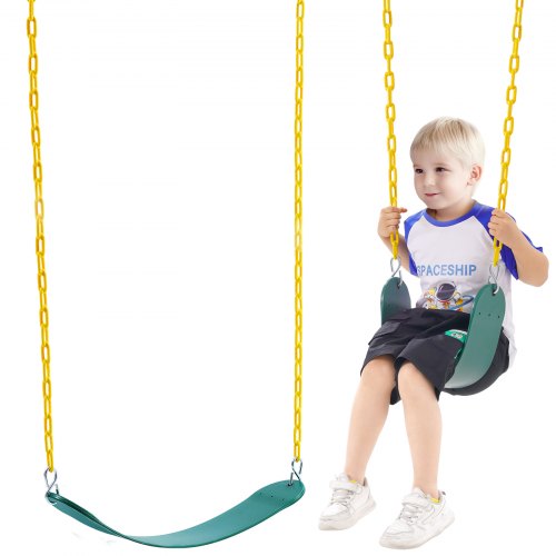 VEVOR 2-Pack Swing Seats Swings Replacement for Outdoor Swing Set 66 Inch Chain