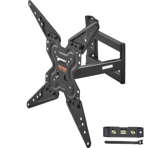 VEVOR Full Motion TV Mount Fits for Most 26-55 inch TVs, Swivel Tilt Horizontal Adjustment TV Wall Mount Bracket with Articulating Arm, Max VESA 400x4