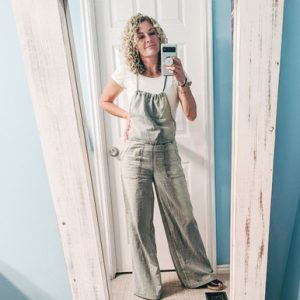 Vintage Denim Overalls - S (4-6)