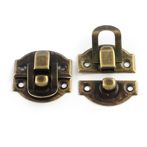 Wooden Box Lock Catch Clasps