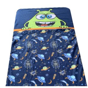 Zipit Bedding® Kids' One-Piece Zippered Bedding Set - Alien - DLX - Twin