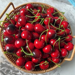 3d Red Cherry Foam Decoration - Perfect For Christmas Home Décor And Window Displays