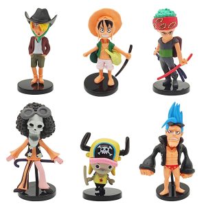 Action Figures, 6 PCS Anime Figurines, 2.8 inch PVC Mini Hero Statue as Cake Topper Decorations, Gift for Kids in Birthday Party, Christmas Day, Easte