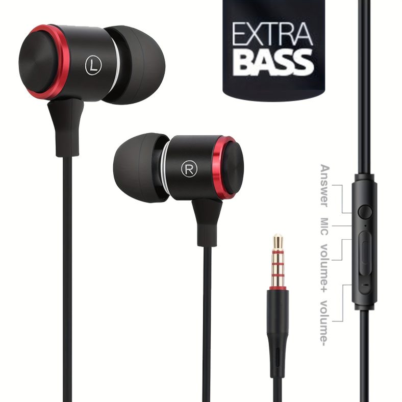 Bass Headphones In-ear Phone Computer