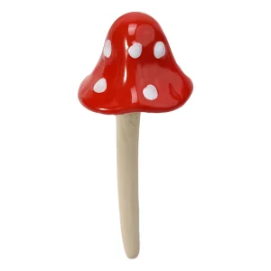 Ceramic Mushrooms For Home Decorations Christmas Garden Ornaments Clay Porcelain Toadstools Fairy Tinkling Mushrooms