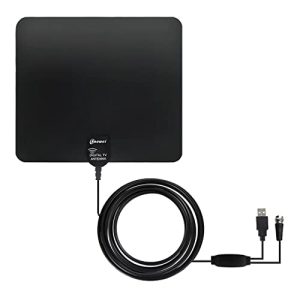 Chaowei Indoor HDTV Antenna - Omnidirectional Design, 120-Mile Range with Signal Booster, Ideal for 4K & 1080p Smart TVs, Compatible with ATSC & Legac