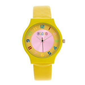Crayo Jubilee Unisex Watches - Yellow