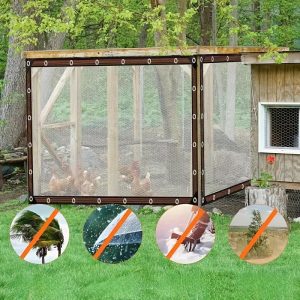 -duty Pe Tarpaulin - , , Reinforced For - For Outdoor Furniture, Greenhouses, Camping , Coops, Dog Houses, Wood And