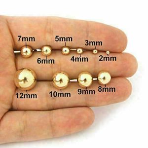 Gold Ball Studs - Gold Ball Studs 2MM- 10MM