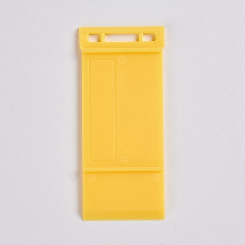 PandaHall (Clearance Sale)Plastic Model Separator, for Hobby Gundam Model, Rectangle, Gold, 84x37x4.5mm, Hole: 3x5mm and 3×14.5mm Plastic…