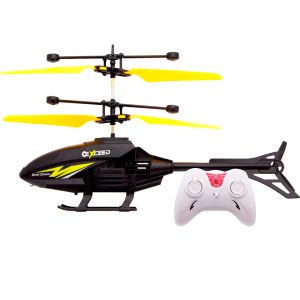 Remote Control Helicopter with Gyro Stabilizer, Infrared and 2 Channels - Yellow