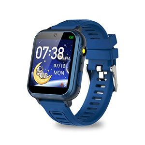 Retysaz Kids Smart Watch,24 Game Smart Watch for Kids, Smartwatches for Children 3-14 Ideal Great Present to Girls Boys (Blue)