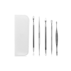 5-Piece Skincare Blackhead Remover Kit - 5-Piece Skincare Blemish Remover Kit WHT