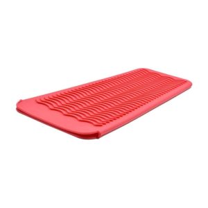 Silicone Mat for Curling Irons and Flat Irons - Red