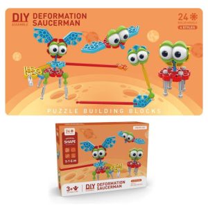 Zummy DIY Deformation Building Blocks - Saucerman