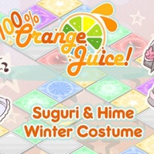 100% Orange Juice - Suguri & Hime Winter Costumes