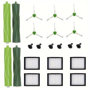 16-pack High-efficiency Filters And Durable Side Brushes Compatible With I Series I7 I7+ I3 I4 I8 E5 E6 J7 J7+ Robot Vacuums - Universal Fit, Easy Installation, Plastic Floor Attachment