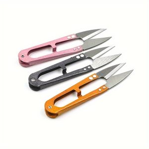 3pcs/set 4.1 Inches (about 10.4 Centimeters) Sewing Scissors Thread Cutter Small Trimming Pliers - Very Suitable For Sewing, Mini Diy Supplies (multi-color-3) Easy To Use, Easy To Carry