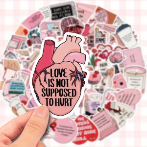 50pcs Inspirational - Decals For Laptops, Water Bottles, Skateboards & | Diy For Scrapbooking, Journals, Phones, And Suitcases | For & Decor