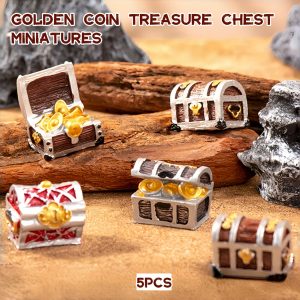 5pcs Set - Resin Rpg Tabletop Gaming Accessories For 14+