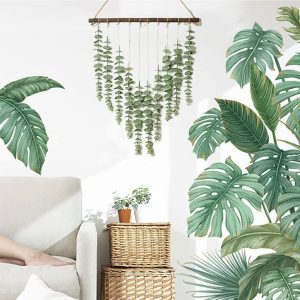 Artificial Eucalyptus Hanging Plant (1- or 2-Pack) - Eucalyptus-Hanging-Decor
