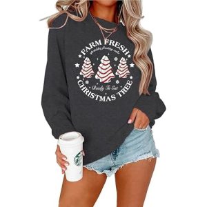 Christmas Sweatshirts for Women It's A Beaut Clark Sweatshirts Xmas Holiday Crewneck Long Sleeve Pullover Gray1 Medium