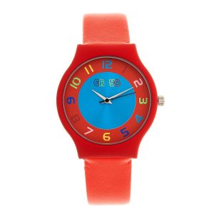 Crayo Jubilee Unisex Watches - Red