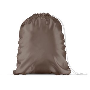 Heavy-Duty Large Nylon Clothes Laundry Bag with Drawstring Top Closure (2-Pack) - Coffee