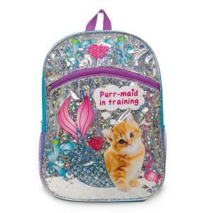 Kids' 16-Inch Printed Backpacks - Kids' Purr-Maid 16-Inch Backpack