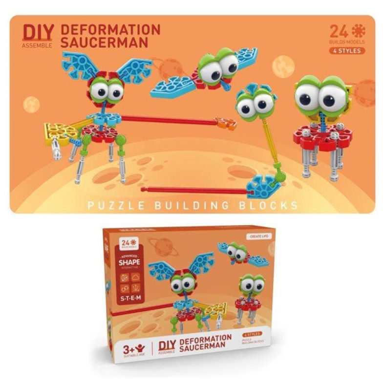 Zummy DIY Deformation Building Blocks – Saucerman