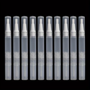 10pcs Empty Twist Pen Nail Oil Pen Cuticle Revitalizer Nail Art Care Manicure Soften Pen Tool Nail Cuticle Oil Pen Concealer Lip Gloss Liquid Foundation Makeup Refillable Bottles - Travel Accessories