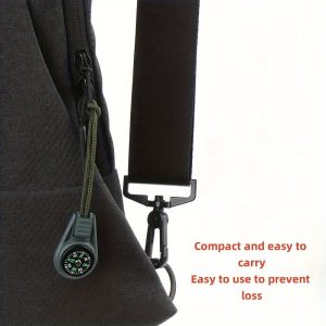 10 Pcs Mini Waterproof Compasses: - Includes Pink, Purple, Black, Red, Green, White, , Army Green, Light Blue, And Pink