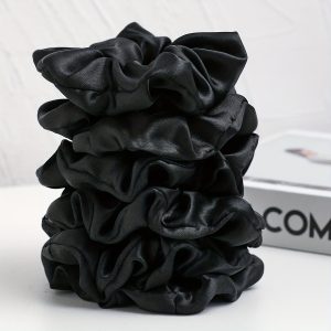6pcs Scrunchies - Fabric Hair Ties For Women And Daily Use - Ponytail Holders And Hair Rings - Soft And Comfortable Hair Accessories