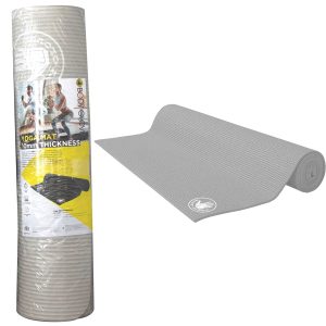 Body Glove® Extra-Thick Slip-Resistant Yoga Mat, 24" x 60" x 10mm - Grey