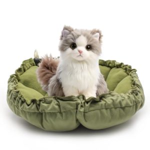 Dog Beds for Small Dogs - Round Cat Beds for Indoor Cats, Washable Pet Bed for Puppy and Kitten, Super Plush Dog & Cat Beds Ideal for Dog Crates, Drye