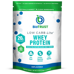 Low Carb Whey Protein Powder | BioTRUST - Unflavored