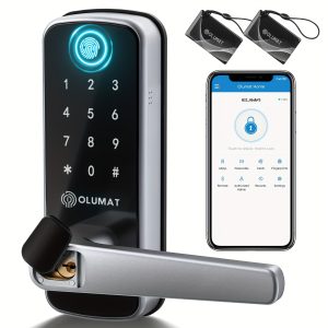 Smart Door Lock With Handle: Keyless Entry Door Lock-fingerprint Door Lock-smart Locks For Front Door With Keypad