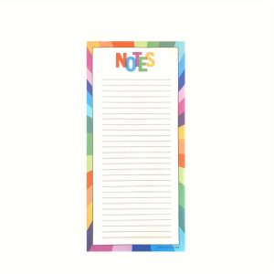 TEMU Colorful Magnetic Notepads: Grocery List Magnets For Fridge Organization - Paper Covered