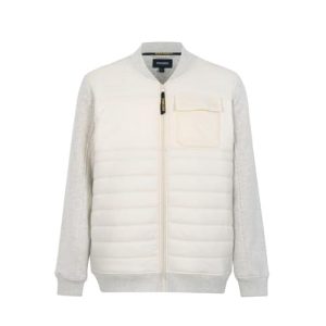 Bomber Windbreaker Mens Jackets: Lightweight Winter Outdoor Zip Up Coat Large Bone