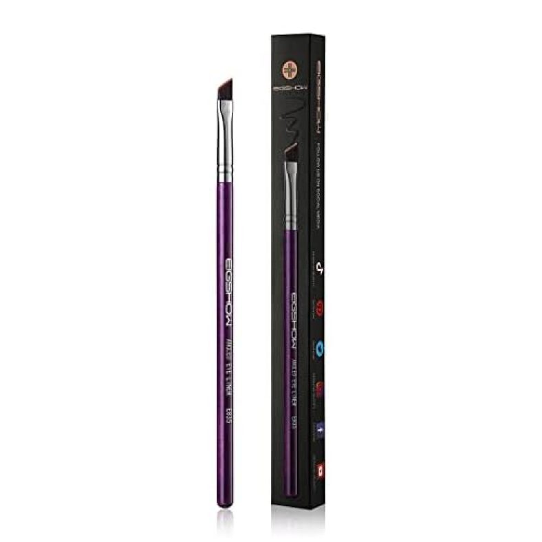 Eyeliner Brush, EIGSHOW Precision Eye Liner Makeup Brushes, Angled Eyeliner Brush, Ultra Thin Slanted Flat Angle, Cruelty-Free Synthetic Bristles, Gre
