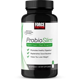 Force Factor ProbioSlim Probiotics for Women and Men, Probiotics for Digestive Health to Reduce Bloating, Gas, & Occasional Diarrhea, with Prebiotics,