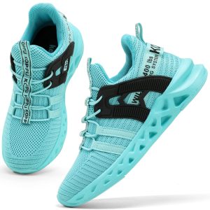 koppu Kids Shoes Running Shoes Girls Boys Primary School Students Sports Shoes Spring and Autumn Casual Shoes 8 Toddler Blue-4
