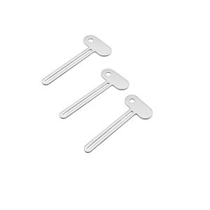 TEMU 3pcs Stainless Steel Toothpaste Squeezer Set - Manual, Lightweight Tube Dispenser For Toothpaste & Hand Creams, Daily Use