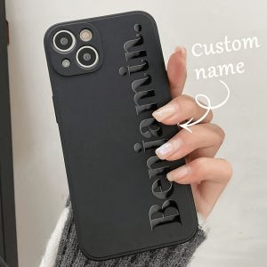 TEMU Custom Name Phone Cases, Personalized Name Design Phone Cases, Personalized Phone Cases With Names, Anniversary Gifts, Valentine Gifts, Birthday