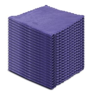 YoulerTex Absorbent Kitchen Dishcloths Towels Sets: 20 Packs Microfiber Dish Towels for Kitchen Drying - Tea Bulk Cute Towels for Qucikly Drying Kitch